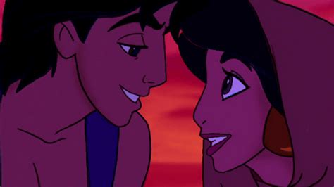 Disney Princess Jasmine And Aladdin Kiss