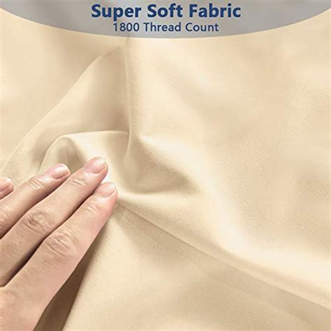 Unilibra 6 Pieces Super Soft Premium Queen Bed Sheet Set 1800 Thread