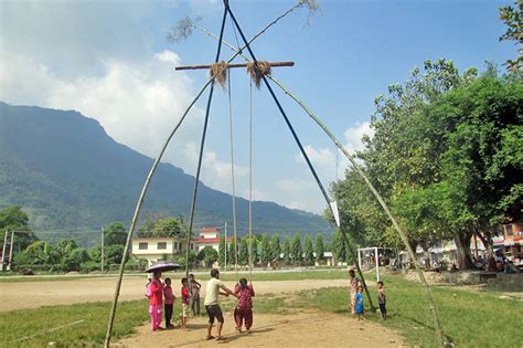 Tradition swing during Dashain festival - The Himalayan Times - Nepal's No.1 English Daily ...