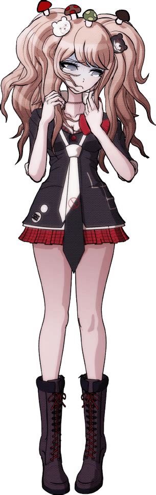 Image Junko Enoshima Dr2 Fullbody Sprite 6 Png Danganronpa Wiki Fandom Powered By Wikia