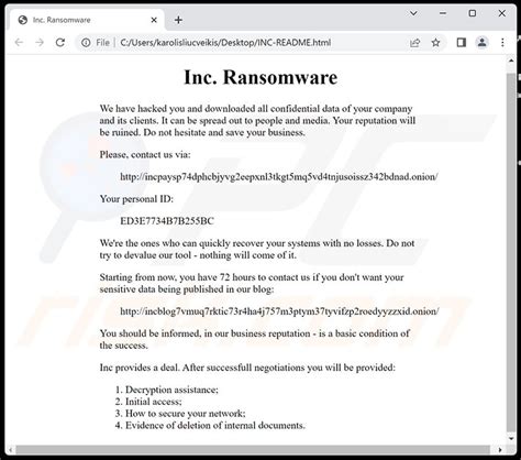 Inc Ransomware Decryption Removal And Lost Files Recovery Updated