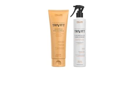 Trivitt Shampoo P S Qu Mica Segredo Do Cabeleireiro Reconstrutor