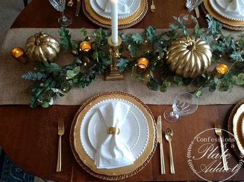 Elegant Pottery Barn Inspired Thanksgiving Tablescape Pottery Barn