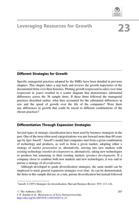 (PDF) Leveraging Resources for Growth