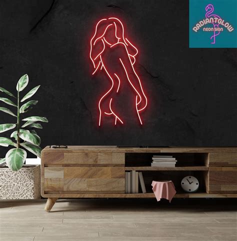 Body Neon Sign Female Neon Light Sign Woman Led Neon Sign Etsy