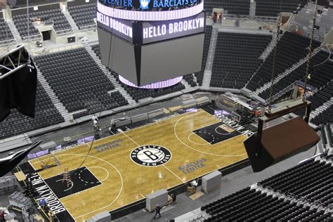 Brooklyn Nets New Barclays Center Home Features Unique Herringbone