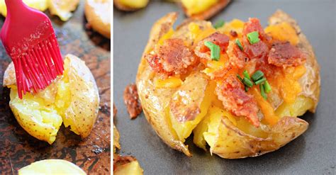 Bacon Cheddar Smashed Potatoes Kitchen Fun With My 3 Sons