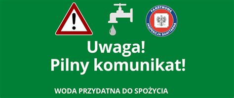 Komunikat Państwowego Inspektora Sanitarnego w sprawie przydatności