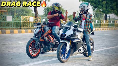 Duke 250 Vs R15m Drag Race😱 यक़ीन नहीं होता Result😱पर Youtube