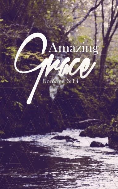 Amazing Grace Christian Bulletin | Clover Media