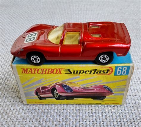 MATCHBOX SuperFast No 68 PORSCHE910 1970年 マッチボックス ミニカー イギリス製 マッチボックス