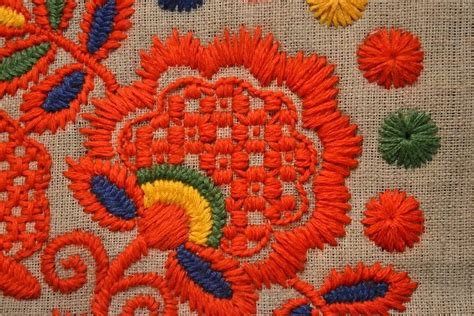 Объемная вышивка гладью и шерстяными нитками для начинающих, пошагово