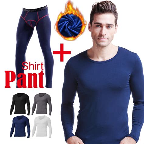 1pcs Hot Sale Mens Pajamas Winter Warm Thermal Underwear Long Johns