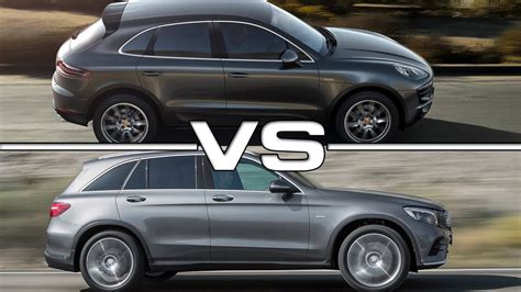 2016 Porsche Macan S Vs 2016 Mercedes Benz Glc Youtube