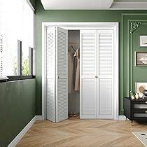 Win Stellar Bifold Louver Doors X Solid Core Door With Knob