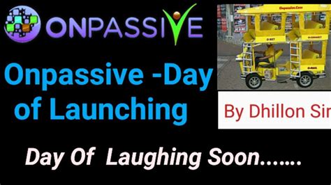 ONPASSIVE Day Of Launching Founder S Life Changing Day