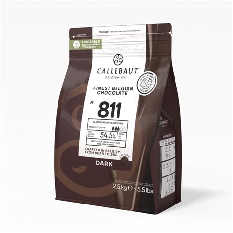 Czekolada Ciemna Belgijska 811NV 54 5 2 5 Kg Callebaut Sklep Czekolada