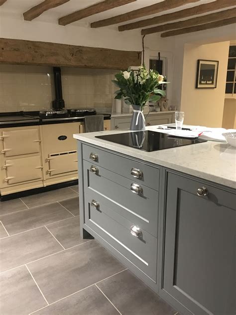 Hand Painted Kitchen And My Beautiful Cream Aga Living Room Kitchen