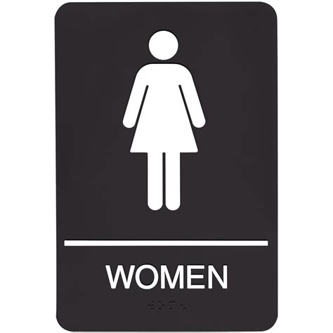 Ada Compliant Unisex Restroom Sign Blue