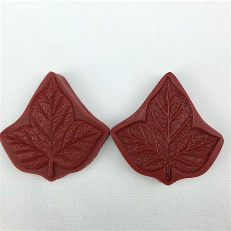 Maple Leaves Pressed Sugar Embossed Shape Fondant Cake Silicone Mold