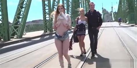 Busty Brunette Humiliated On The Streets Tnaflix