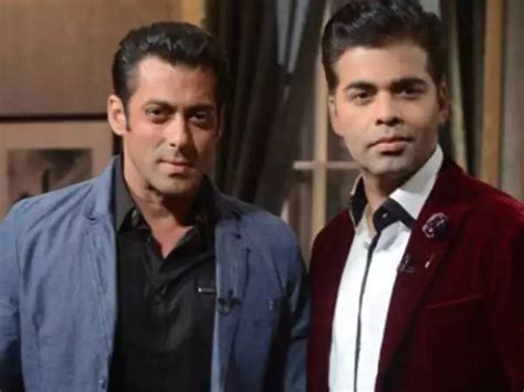 Salman Khan To Make A Decision On Karan Johars Next After Tiger 3