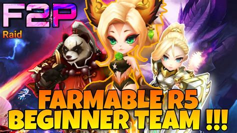 Solo R5 Beginner Farmable Team Summoners War Youtube