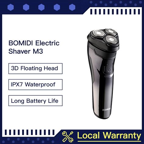 BOMIDI Electric Shaver M3/M5 Intelligent Anti-pinch Beard of 3D ...
