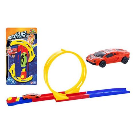 Pista Looping 360 Lançador Carrinho Tipo Hotwheels Presente Art Brink