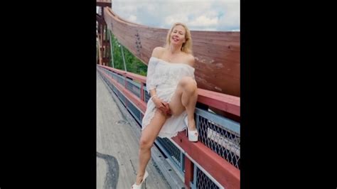 Hot MILF In Public Fingering An Orgasm On The Bridge Over The Busy Highway Pornhub
