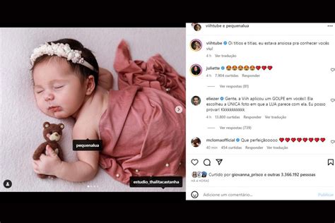 Viih Tube apresenta oficialmente a filha Lua Veja foto da bebê