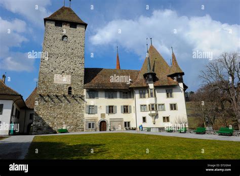 Spiez Castle, Switzerland Stock Photo - Alamy