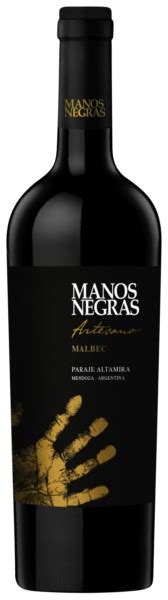 Vinho Tinto Argentino Manos Negras Artesano Malbec Casa Delli Vinhos