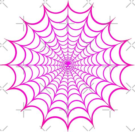 Spider Web Pink Stickers By Sookiesooker Redbubble