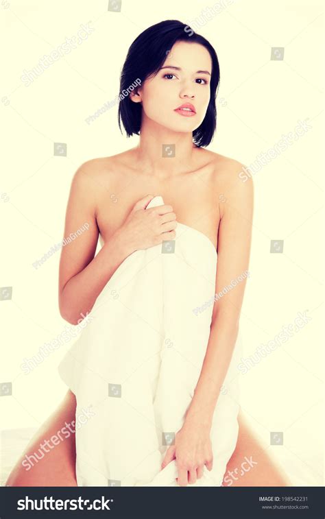 Sexy Nude Woman Covering Her Body Stock Photo Shutterstock