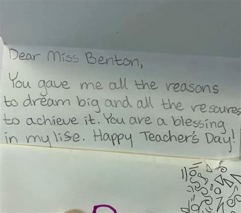 Teacher Thank You Notes Are The Best! See Real-Life Examples