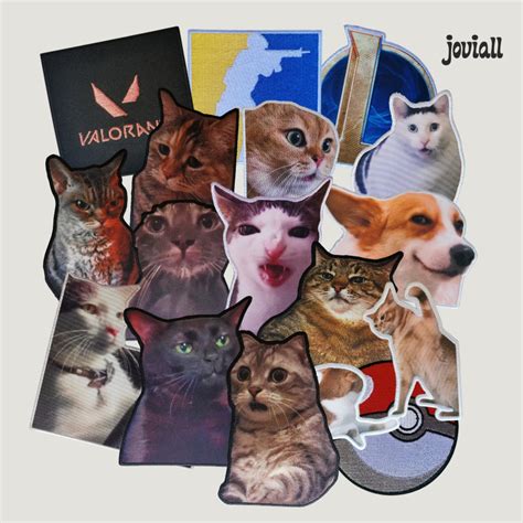 black cat zoning  patch meme cat patch patch  backpack tote