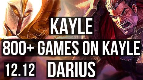 Kayle Vs Darius Top Quadra 800 Games 1 3m Mastery 8 2 5