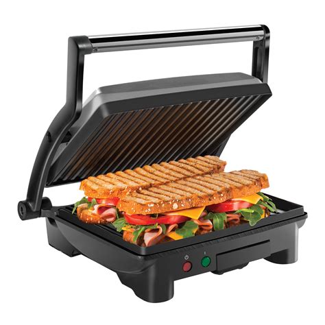 Chefman Panini Press Grill And Gourmet Sandwich Maker Non Stick Coated