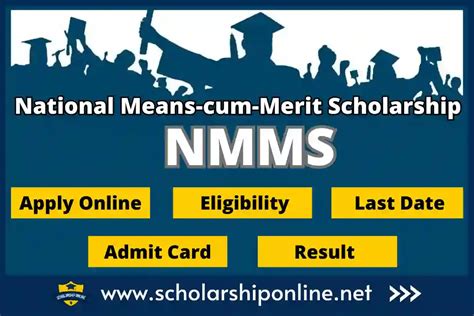 Nmms Scholarship 2024 25 Apply Online Last Date Amount