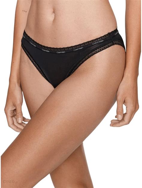 Calvin Klein Bikini Damskie Majtki Pk Czarne Zielone Pudrowy R