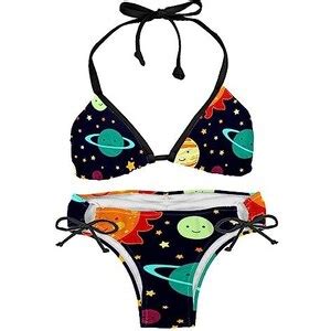 Suojapuku Bikini Da Donna Costume Da Bagno A Due Pezzi Sistema Solare Del Pianeta Spaziale