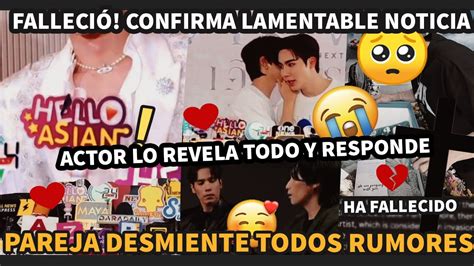 Lamentable Noticia😭 Ha Fallecido🕊💔actor Lo Confirma Zeenunew 4minutes Win Yinwar Fortpeat