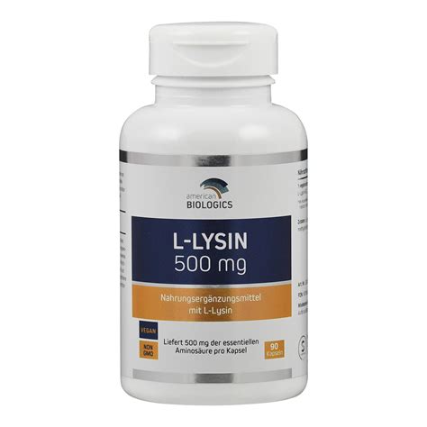 L Lysine 500 Mg At Cenaverde B V