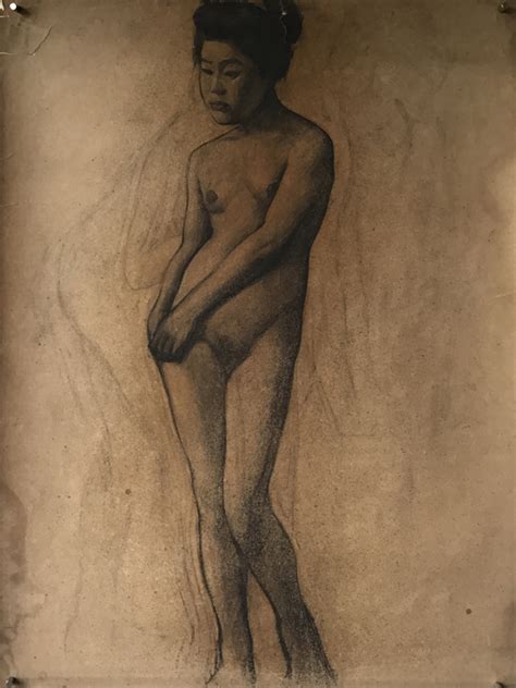 NAKED JAPANESE WOMAN 1908 T A T A M I Contemporary Antiques From Japan