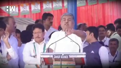 Congress Leader Bk Hariprasad Compares Karnataka Mla To Prostitute Hw News English