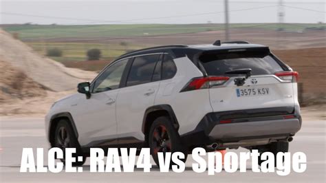 Toyota Rav Vs Kia Sportage Prueba Del Alce Youtube