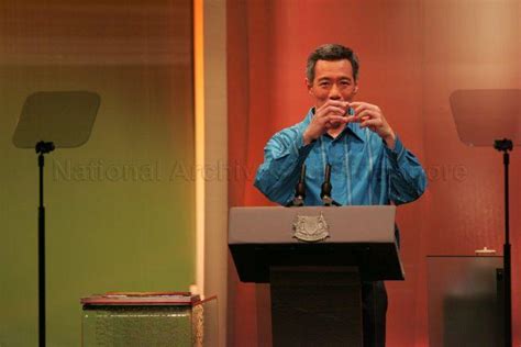 Prime Minister Lee Hsien Loong Delivering National Day Rally