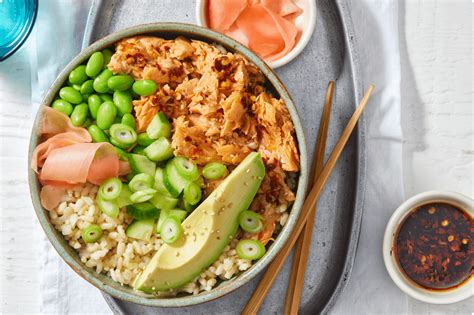 Spicy Salmon Rice Bowl Iga Recipes