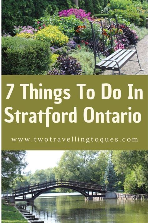 Things To Do In Stratford Ontario Artofit